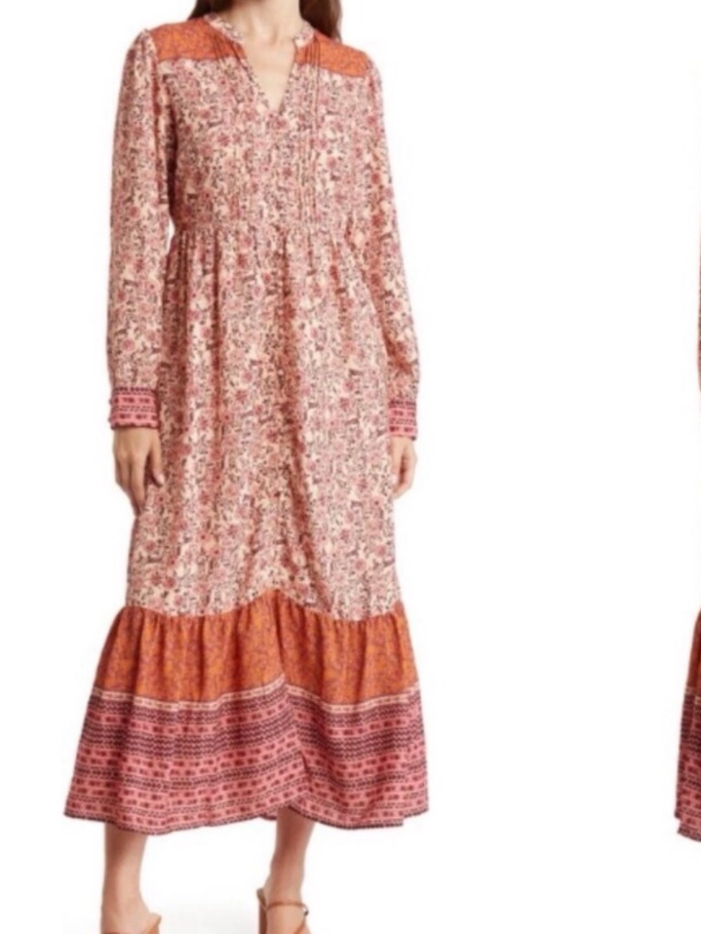 Mila Mae Floral Midi Dress